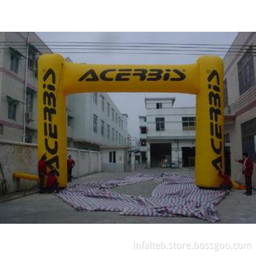 0.55 mm PVC Digital Full Print Inflatable finish line arch